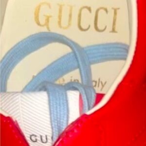 Red Gucci Rython Men’s Sneakers